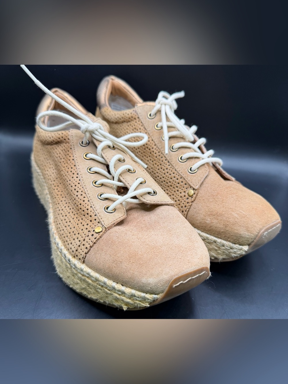 OTBT- Women’s Casual Espadrille Sneaker in Tan,‎ Size: 10M